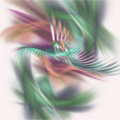 Extravaganter Tänzer Aufkleber (Vorderseite)