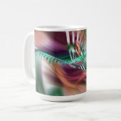 Extravaganter Tänzer Kaffeetasse (Vorderseite Links)