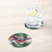 Extravaganter Tänzer Runder Pappuntersetzer (Vor Ort)