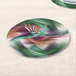 Extravaganter Tänzer Runder Pappuntersetzer