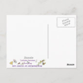 Extravaganter Teatro Funny Lemon Meringue Pie Quir Postkarte (Rückseite)