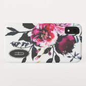 Extravaganter tiefer Farbwatercolor-lila Case-Mate iPhone Hülle (Rückseite (Horizontal))