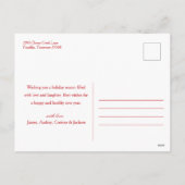 Extravaganter Typ Frohe Weihnachten Foto (Rückseite)