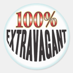 Extravaganter Umbau Runder Aufkleber