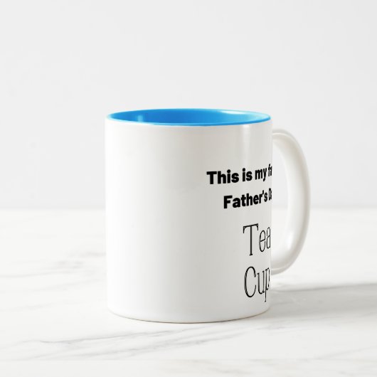 Extravaganter Vatertagscup Zweifarbige Tasse (VorderseiteRechts)