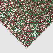 Extravaganter Verzierter Maximalist Groovy Christm Seidenpapier (Ausschnitt)