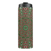 Extravaganter Verzierter Maximalist Groovy Christm Thermosbecher (Vorderseite)