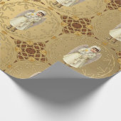 Extravaganter Viktorianischer Angel Geschenkpapier (Ecke)