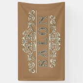 Extravaganter Vintager Salon Banner (Vertikal)