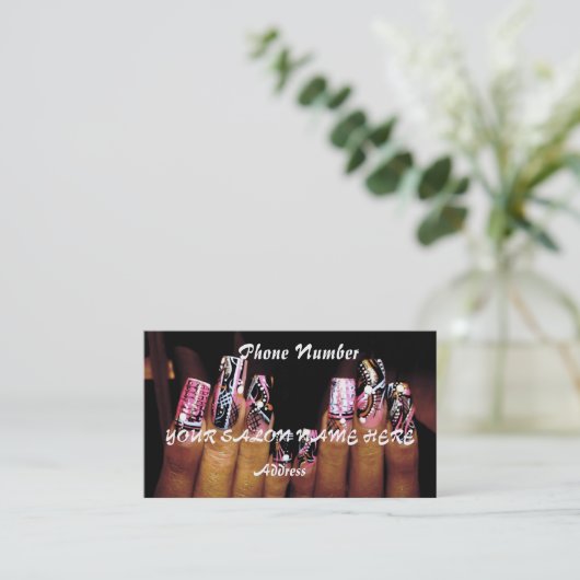 EXTRAVAGANTER VISITENKARTE (Stehend Vorderseite)