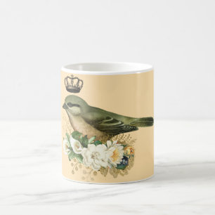 Extravaganter Vogel auf Peach Kaffeetasse