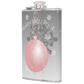 Extravaganter Weihnachtsanstrich Flachmann (Links)