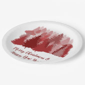 Extravaganter Weihnachtsbaum 9" Papierplatte Pappteller (Schrägansicht)