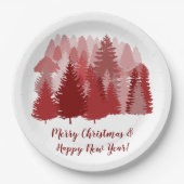 Extravaganter Weihnachtsbaum 9" Papierplatte Pappteller (Vorderseite)