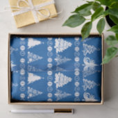 Extravaganter Weihnachtsbaum Blue Seidenpapier (Geschenk)