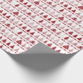 Extravaganter Weihnachtsbaum Geschenkpapier (Ecke)