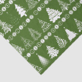 Extravaganter Weihnachtsbaum Green Seidenpapier (Detail)