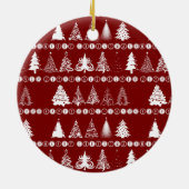 Extravaganter Weihnachtsbaum Keramik Ornament (Hinten)