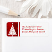 Extravaganter Weihnachtsbaum - Rücksendeadressen-A (Insitu)