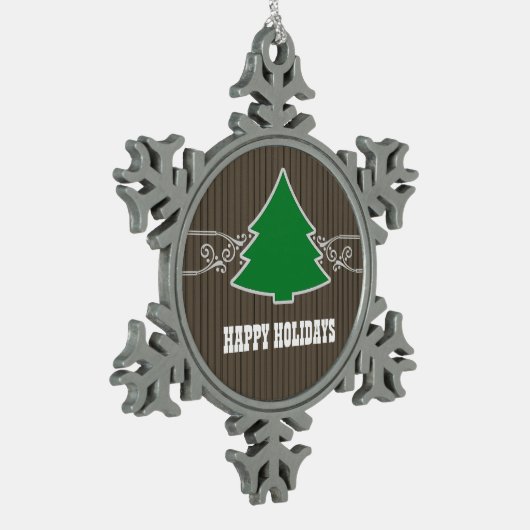 Extravaganter Weihnachtsbaum Wirbel Ornament (Links)