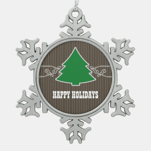 Extravaganter Weihnachtsbaum Wirbel Ornament (Vorderseite)