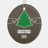 Extravaganter Weihnachtsbaum Wirbel Ornament (Links)