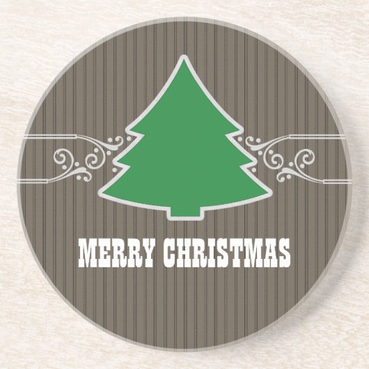 Extravaganter Weihnachtsbaum Wirbel Untersetzer (Vorne)