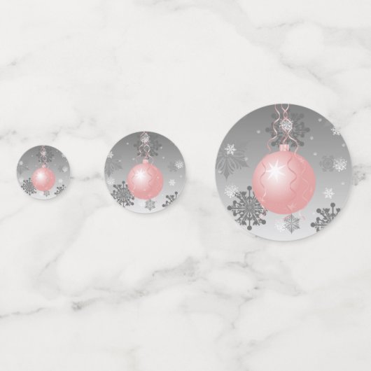 Extravaganter Weihnachtsgeschmack Confetti Konfetti (Vorderseiten)