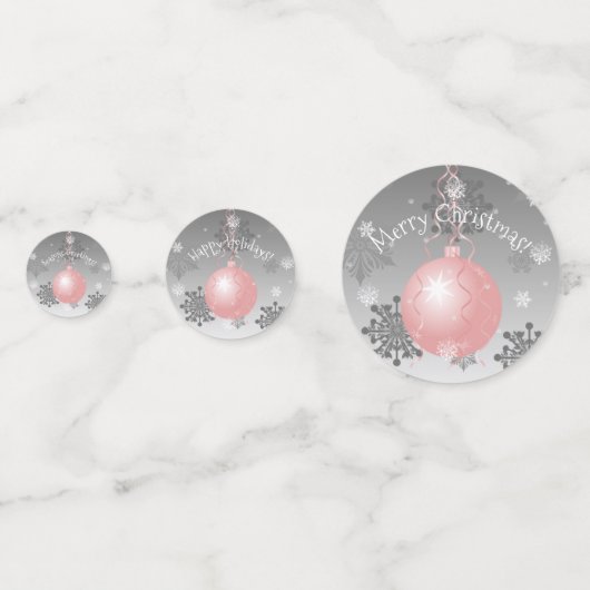 Extravaganter Weihnachtsgeschmack Confetti Konfetti (Rückseiten)