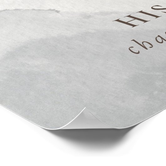 Extravagantes Bar-Menü für Peony Blume Poster (Ecke)