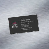 Extravagantes Berufliches Unternehmen Magnetische Visitenkarte (Beispiel)