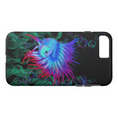 Extravagantes Betta Splendens blaues aquamarines Case-Mate iPhone Hülle (Rückseite (Horizontal))