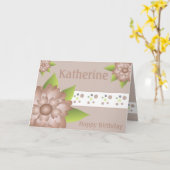 Extravagantes Blumendesign Karte (Gelbe Blume)