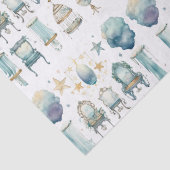 Extravagantes Boho Vanity-Tissue-Papier Seidenpapier (Detail)