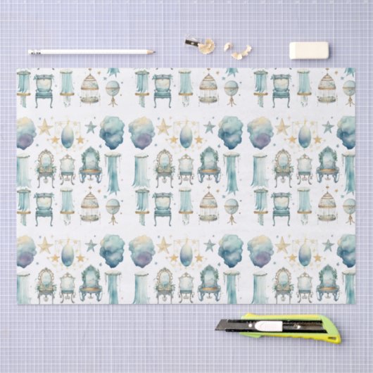 Extravagantes Boho Vanity-Tissue-Papier Seidenpapier (Handwerk)