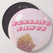 Extravagantes Brautparty Abzeichen Button (Vorne & Hinten)