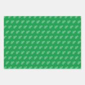 Extravagantes Calligraphisches Monogramm-Set Geschenkpapier Set (Vorderseite 2)