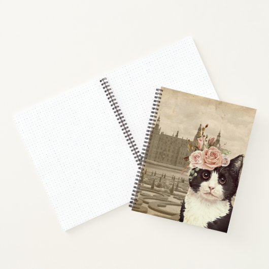 Extravagantes Cat & The Castle Bullet Journal Notizblock (Innenseite)