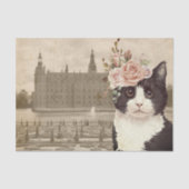 Extravagantes Cat & The Castle Seidenpapier (Vorderseite)