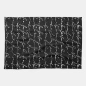 Extravagantes Cursive Writing, Gibberish, Black & Geschirrtuch (Horizontal)