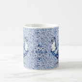 Extravagantes Delft-Blau-Weiß-Roster-Huhn Kaffeetasse (Mittel)