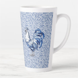 Extravagantes Delft-Blau-Weiß-Roster-Huhn Milchtasse