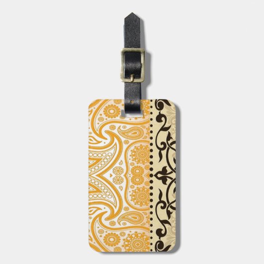 Extravagantes Design Gepäckanhänger (Vorderseite vertikal)