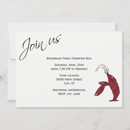 Extravagantes Drehkreuz Bogen Einladung (Rückseite)