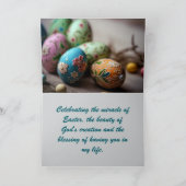 EXTRAVAGANTES EASTER EGG - RELIGIÖSE KARTE (Innenseite)