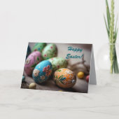 EXTRAVAGANTES EASTER EGG - RELIGIÖSE KARTE (Vorderseite)