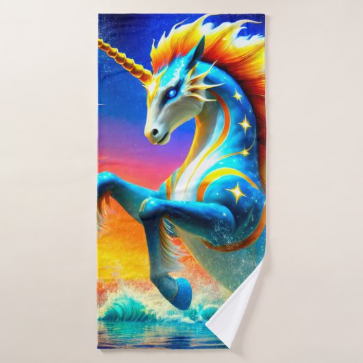 Extravagantes Einhorn Badehandtuch (Badehandtuch)