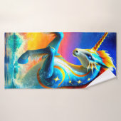 Extravagantes Einhorn Badehandtuch (Badehandtuch)