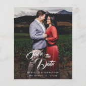 Extravagantes elegantes Foto Save the Date (Vorderseite)