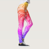 Extravagantes Farbdesign Leggings (Rechts)